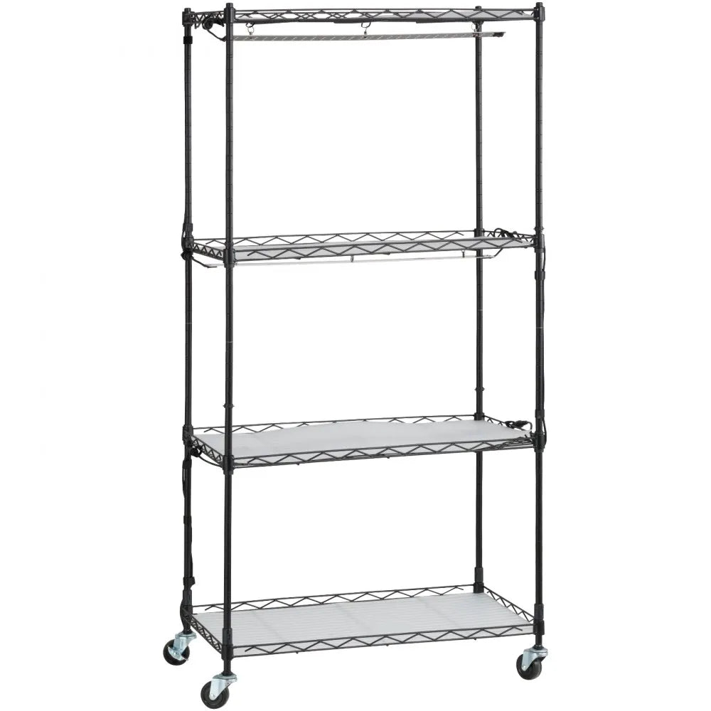 VEVOR Plant Stand with Grow Lights 4 Tiers 45W 49.8