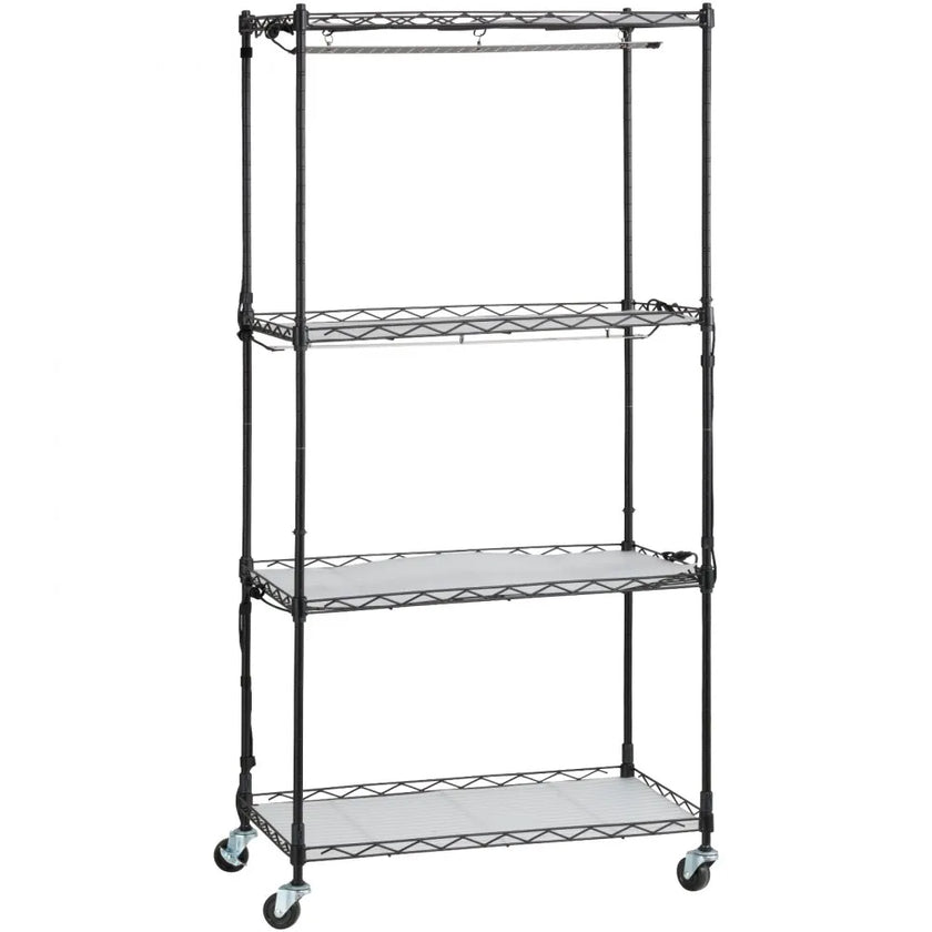VEVOR Plant Stand with Grow Lights 4 Tiers 45W 49.8