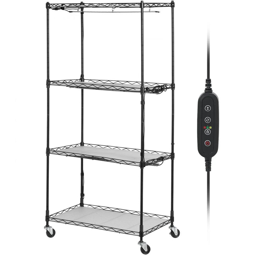 VEVOR Plant Stand with Grow Lights 4 Tiers 45W 49.8