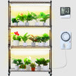 VEVOR Plant Stand with Grow Lights 4 Tiers 180W 59.1