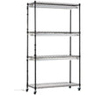 VEVOR Plant Stand with Grow Lights 4 Tiers 180W 59.1