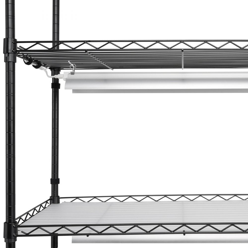 VEVOR Plant Stand with Grow Lights 6 Tiers 150W 70.9
