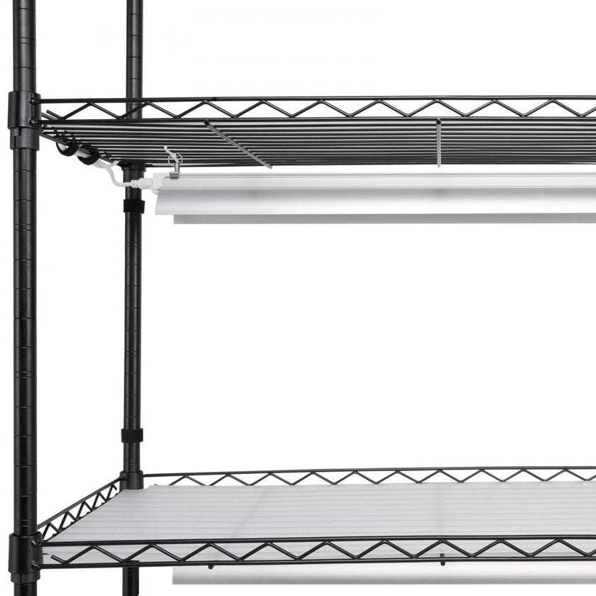 VEVOR Plant Stand with Grow Lights 6 Tiers 150W 70.9