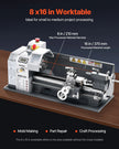 VEVOR Metal Lathe 8 x 16 in 550W Benchtop Lathe Machine 0-2500RPM Variable Speed