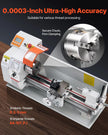 VEVOR Metal Lathe 8 x 16 in 550W Benchtop Lathe Machine 0-2500RPM Variable Speed