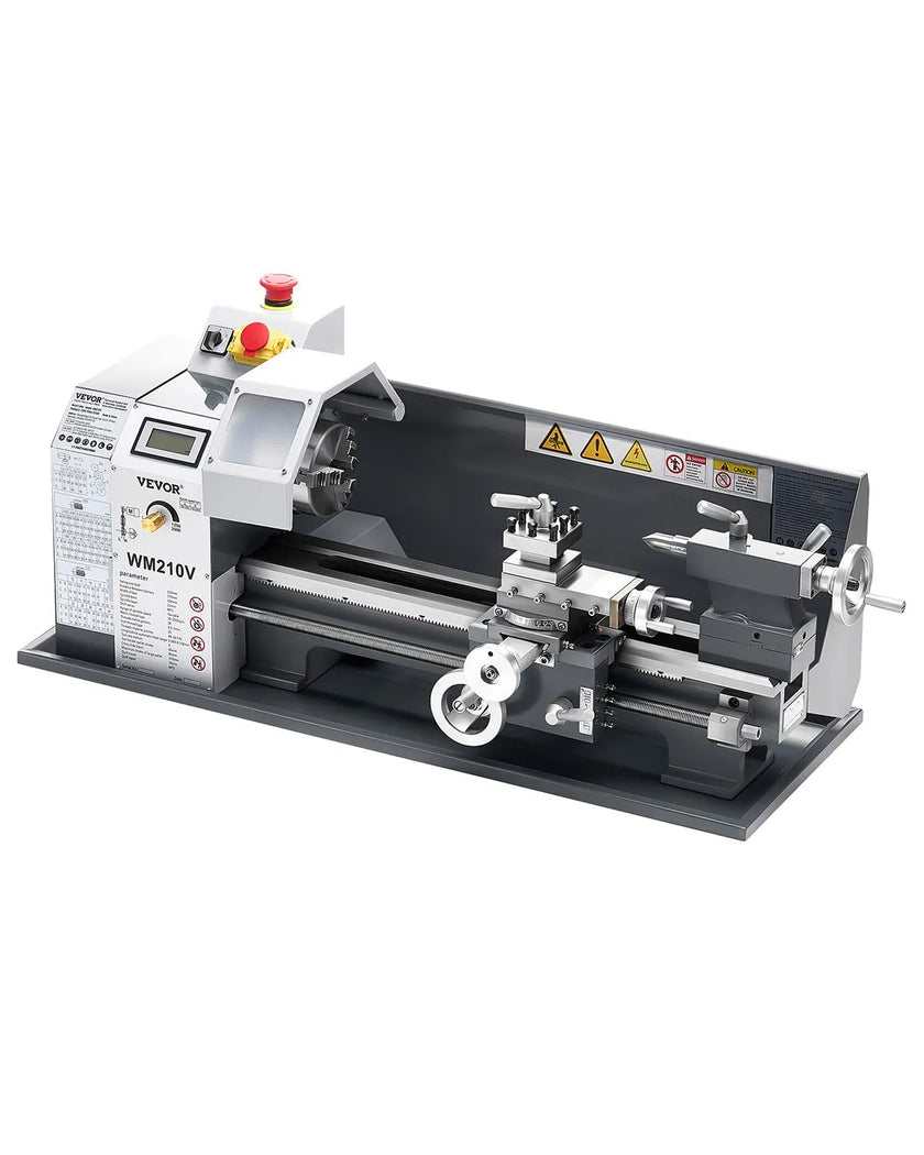 VEVOR Metal Lathe 8 x 16 in 550W Benchtop Lathe Machine 0-2500RPM Variable Speed