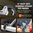 VEVOR Pipe Wrench, 14
