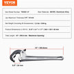 VEVOR Pipe Wrench, 14