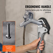 VEVOR Aluminum Straight Pipe Wrench 18 in Automatic Jaw Adjustment 60CRV Jaw