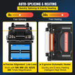 VEVOR Fiber Fusion Splicer Automatic Focus A-80S FTTH Fiber Optic Fusion Splicer Kit 5 Inch Digital LCD Screen Fusion Splicer Machine Optical Fiber Cleaver Kit