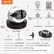 VEVOR Ball Vise Engraving Setting Tool 5 inch Professional Ball Vise 34 PCS Attachment Jewelry Engraving Block Tools Standard Block