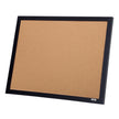 VEVOR Cork Board, 24 x 18 inches, Double-sided Bulletin Board with MDF Sticker Frame, Vision Board Includes 10 Pushpins, for Display and Decoration in Office Home and School