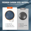 VEVOR Steel Tongue Drum 14 in 15 Notes Rain Drum for Outside D Major Navy Blue