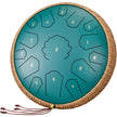 VEVOR Steel Tongue Drum 14 in 15 Notes Rain Drum for Outside C Major Green