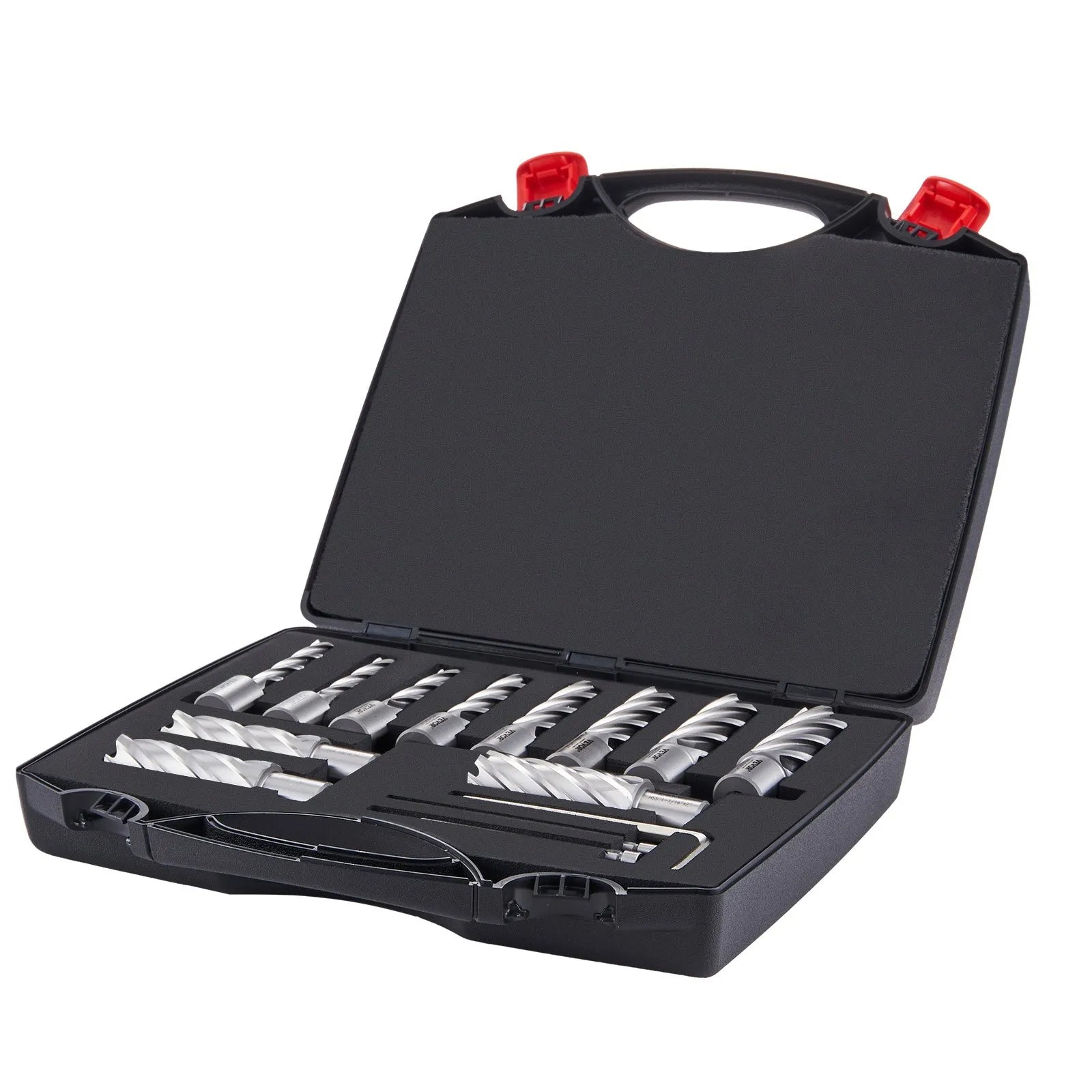 VEVOR Annular Cutter Set, 13 pcs Weldon Shank Mag Drill Bits, 2