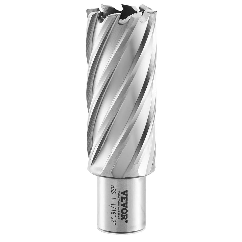 VEVOR Annular Cutter Set, 13 pcs Weldon Shank Mag Drill Bits, 2