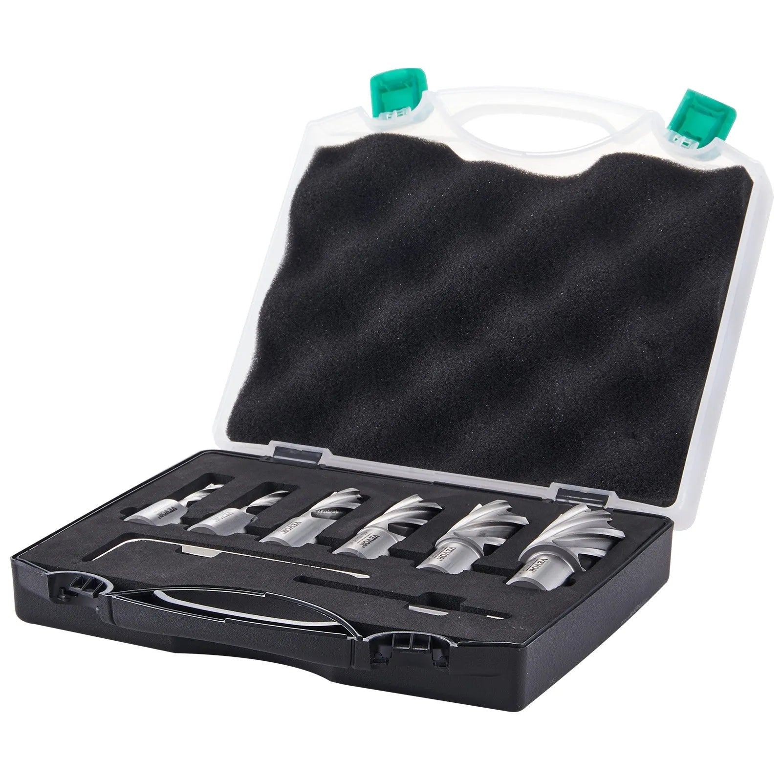 VEVOR Annular Cutter Set, 6 pcs Weldon Shank Mag Drill Bits, 1