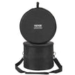 VEVOR 5-Piece Drum Bag Set, 1680D Oxford Fabric, Padded Drum Bags and Cases with 4.92 ft Detachable Shoulder Strap Carry Handles Foldable Design, for 22'' Kick 12'' Tom 13'' Tom 16'' Tom 14'' Snare