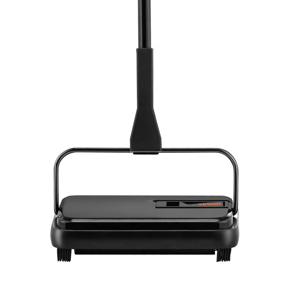VEVOR Carpet Sweeper, 7.87 in Sweeping Paths, Floor Sweeper Manual Non Electric, 300 ml Dustbin Capacity with Comb for Home Office Rugs Hardwood Surfaces Wood Floors Laminate, Cleans Dust Pet Hair