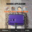 VEVOR Carpet Floor Sweeper Manual 6.7 inch Width Sweeping Paths Purple