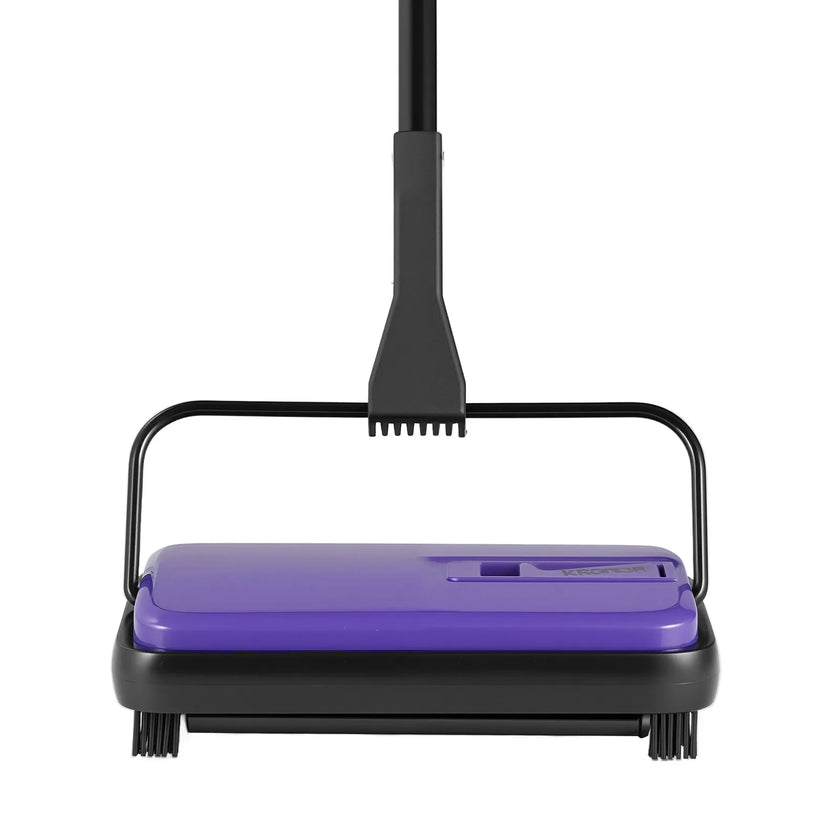 VEVOR Carpet Floor Sweeper Manual 6.7 inch Width Sweeping Paths Purple