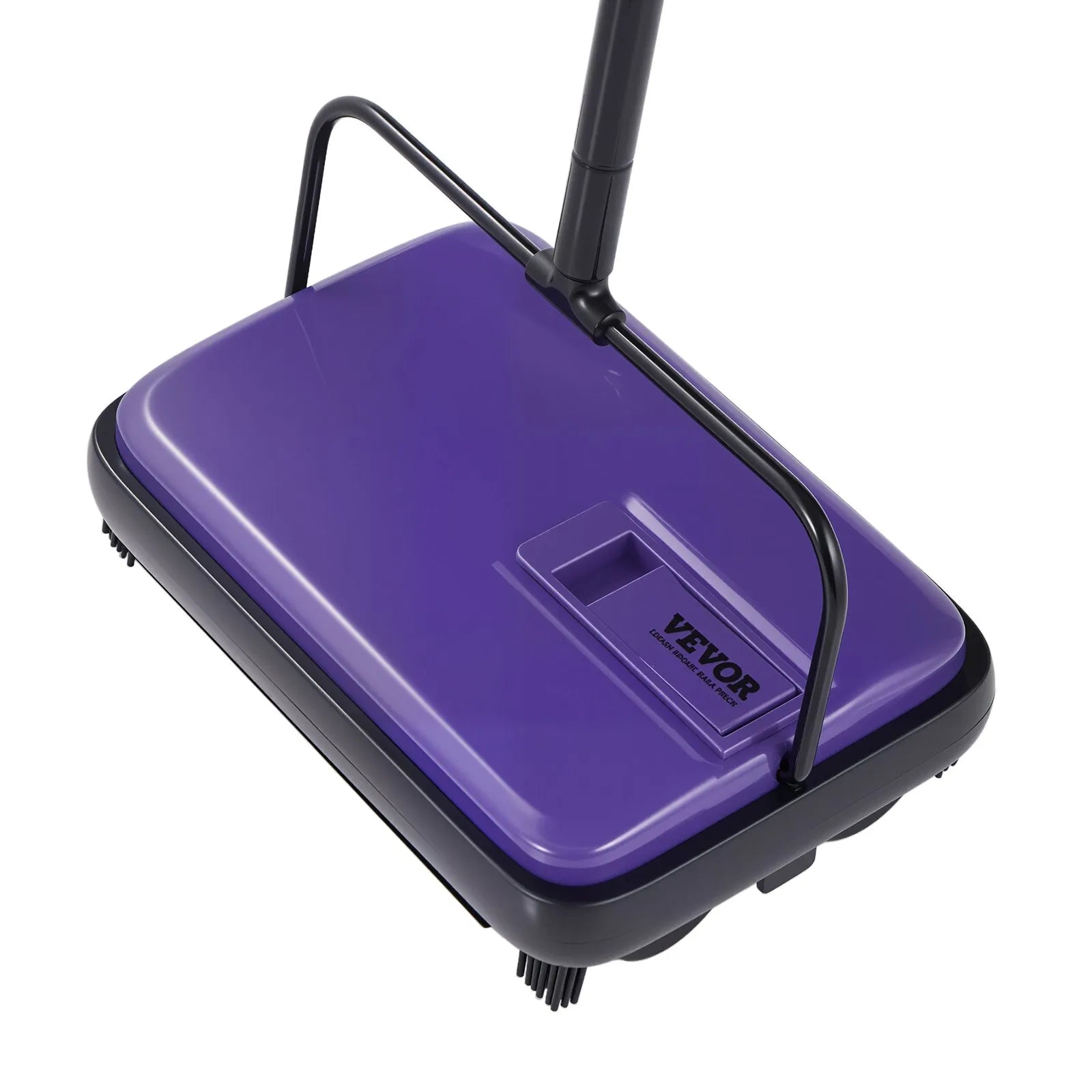 VEVOR Carpet Floor Sweeper Manual 6.7 inch Width Sweeping Paths Purple