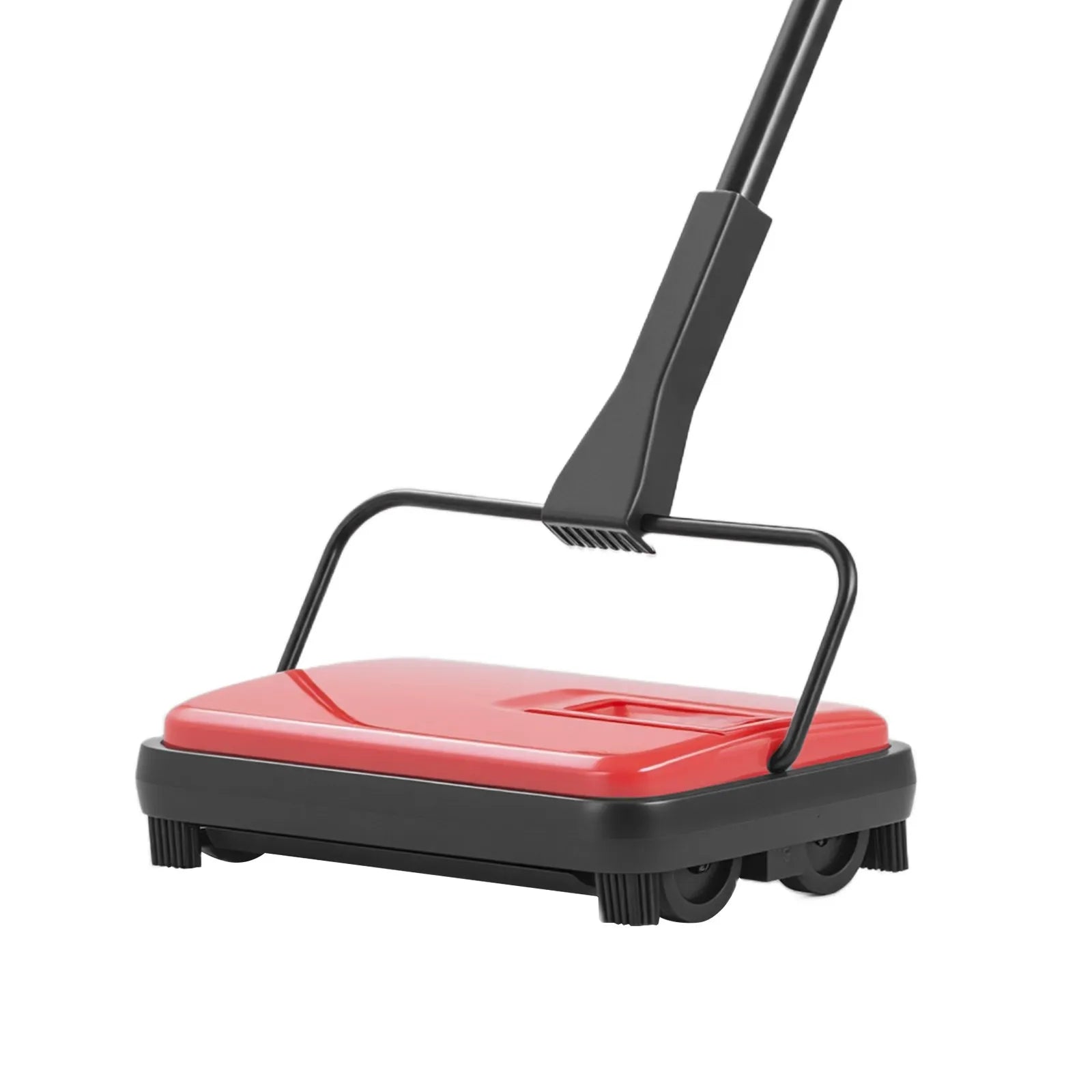 VEVOR Carpet Floor Sweeper Manual 6.7 inch Width Sweeping Paths Red