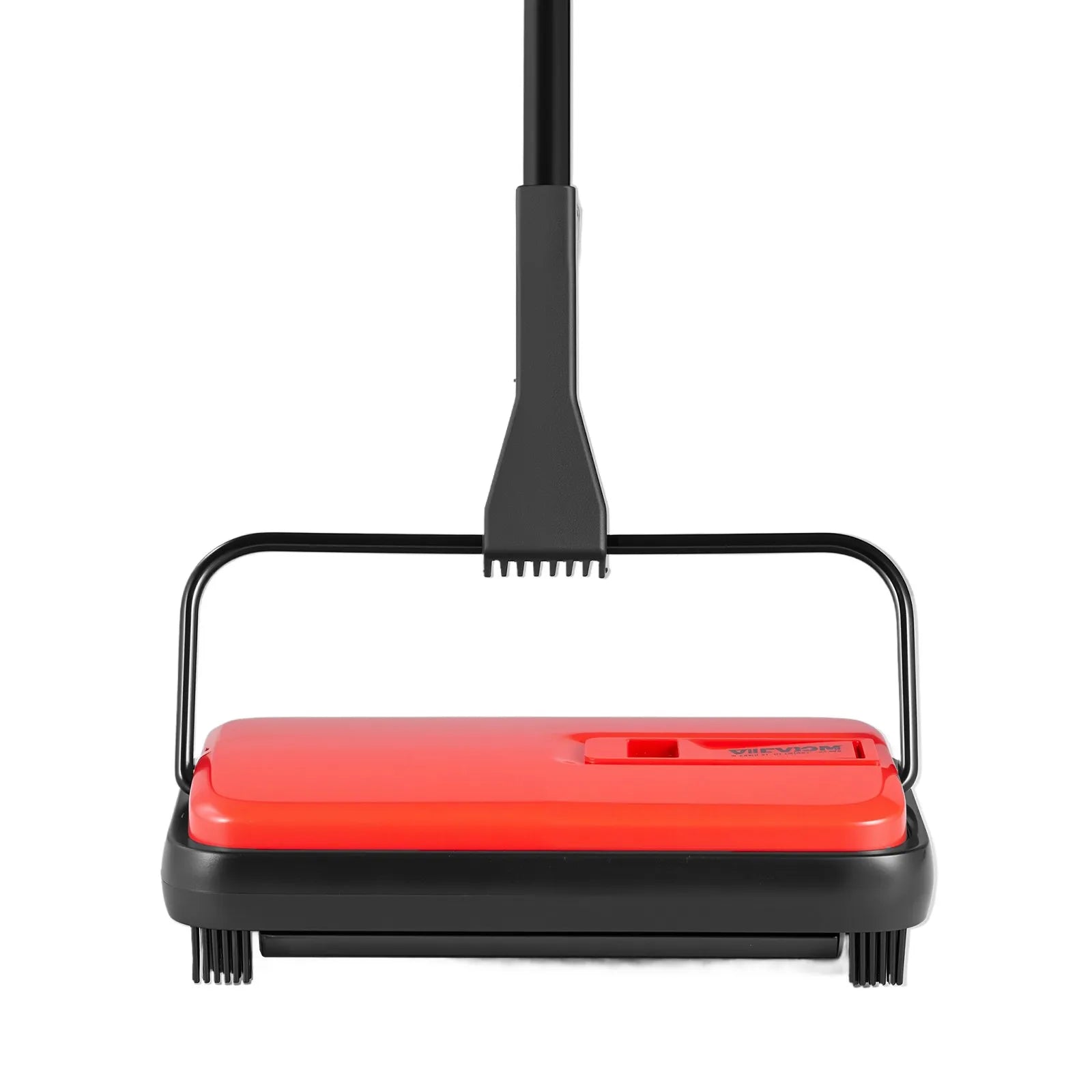 VEVOR Carpet Floor Sweeper Manual 6.7 inch Width Sweeping Paths Red