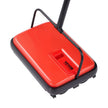 VEVOR Carpet Floor Sweeper Manual 6.7 inch Width Sweeping Paths Red