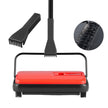 VEVOR Carpet Floor Sweeper Manual 6.7 inch Width Sweeping Paths Red