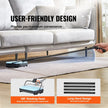 VEVOR Carpet Floor Sweeper Manual 6.7 inch Width Sweeping Paths Blue
