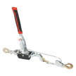 VEVOR Come Along Winch, 4 Ton (8,818 lbs) Pulling Capacity, 10 ft Steel Cable, 3 Hooks, Heavy Duty Ratchet Power Puller Tool with Dual Gears, Automotive Hoist Cable Puller Ideal for Vehicle Rescue