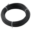 VEVOR Vinyl Coated Wire Rope Kit, 3/32 Cable Through 1/16 Diameter Stainless Steel, 7x7 Strands Construction with 189 Accessories for String Lights, Clothesline, Vine, 164 ft Black
