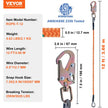 VEVOR Steel Core flipline, 1/2