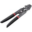 VEVOR Crimping Tool, Up To 2.2mm Wire Rope Crimping Tool, Crimping Loop Sleeve Kit with a Cable Cutter and 160pcs Aluminum Buckles, Teflon Coating Anti-Rust Fishing Crimping Tool