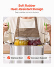 VEVOR Canning Pot with Rack and Glass Lid 21 QT Stainless Steel Waterbath Canner