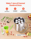 VEVOR Canning Supplies Starter Kit 9 PCS Stainless Steel Water Bath Canning Set