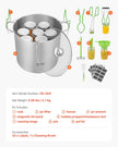 VEVOR Canning Supplies Starter Kit 9 PCS Stainless Steel Water Bath Canning Set