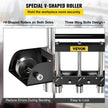 VEVOR Sheet Metal Brake, 0-90° Bending Angle, 3-Station Design Edge Roller, 0.63