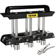VEVOR Sheet Metal Brake, 0-90° Bending Angle, 3-Station Design Edge Roller, 0.63