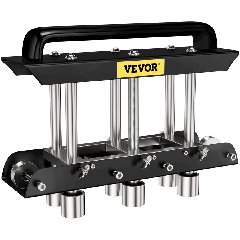 VEVOR Sheet Metal Brake, 0-90° Bending Angle, 3-Station Design Edge Roller, 0.63