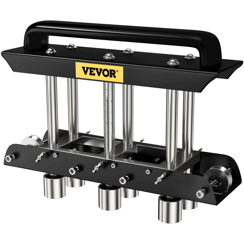 VEVOR Sheet Metal Brake, 0-90° Bending Angle, 3-Station Design Edge Roller, 0.63