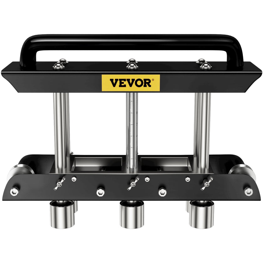 VEVOR Sheet Metal Brake, 0-90° Bending Angle, 3-Station Design Edge Roller, 0.63