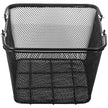 VEVOR 12PCS Shopping Baskets with Handles, Black Metal Shopping Basket, Portable Wire Shopping Basket, Black Wire Mesh shopping Basket Set for Stores Shopping
