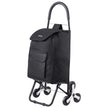 VEVOR Stair Climbing Cart Foldable Shopping Cart 36L with Storage Bag 6 Wheels