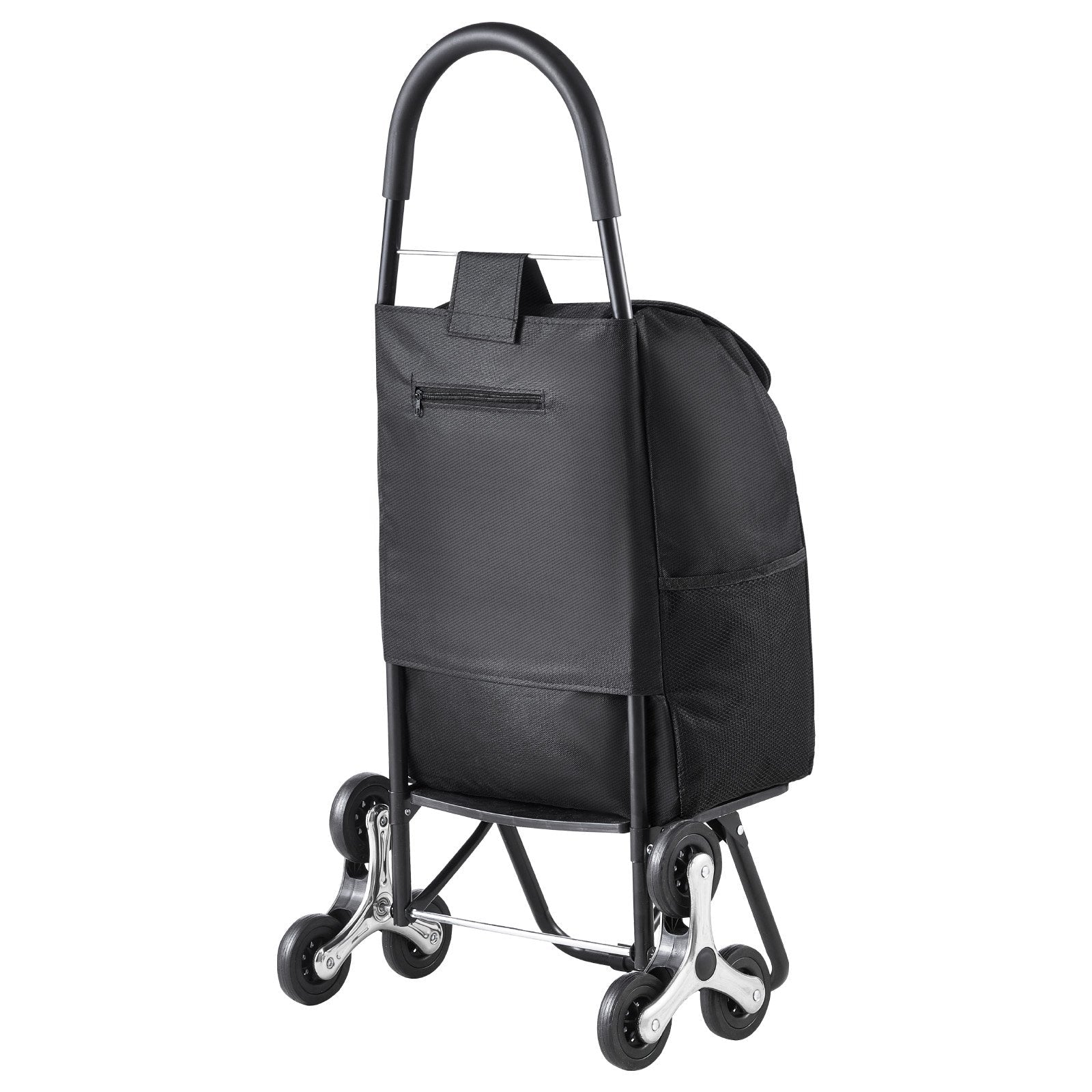 VEVOR Stair Climbing Cart Foldable Shopping Cart 36L with Storage Bag 6 Wheels
