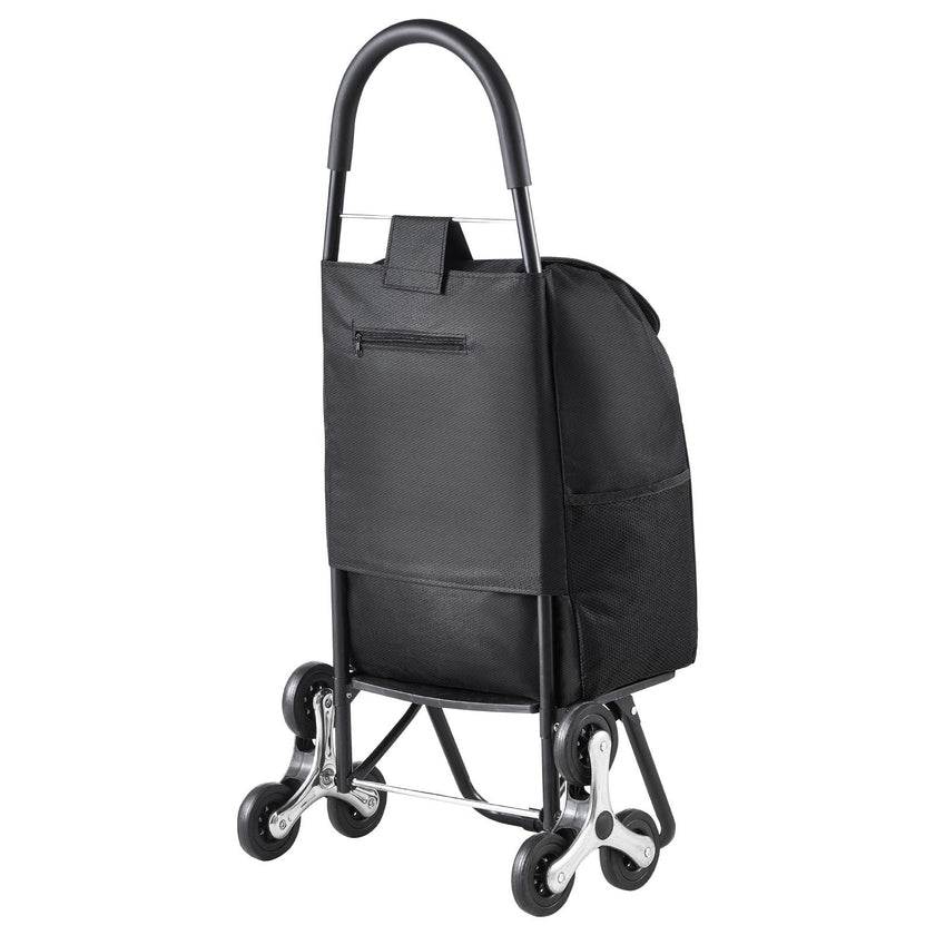 VEVOR Stair Climbing Cart Foldable Shopping Cart 36L with Storage Bag 6 Wheels