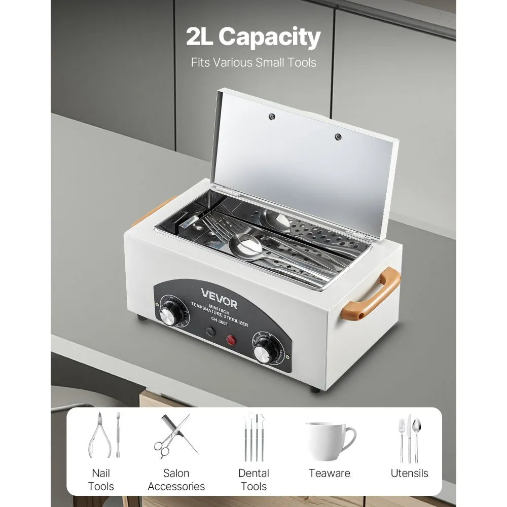 VEVOR High Temperature Autoclave Machine 2L 300W High Temperature Cleaner Box