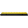 VEVOR 3 Channel Rubber Cable Protector Ramp 1.2 x 1.2 Inch Channel Heavy Duty Cable Wire Cord Cover Ramp Speed Bump Driveway Hose Cable Ramp Protector