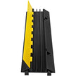VEVOR 3 Channel Rubber Cable Protector Ramp 1.2 x 1.2 Inch Channel Heavy Duty Cable Wire Cord Cover Ramp Speed Bump Driveway Hose Cable Ramp Protector